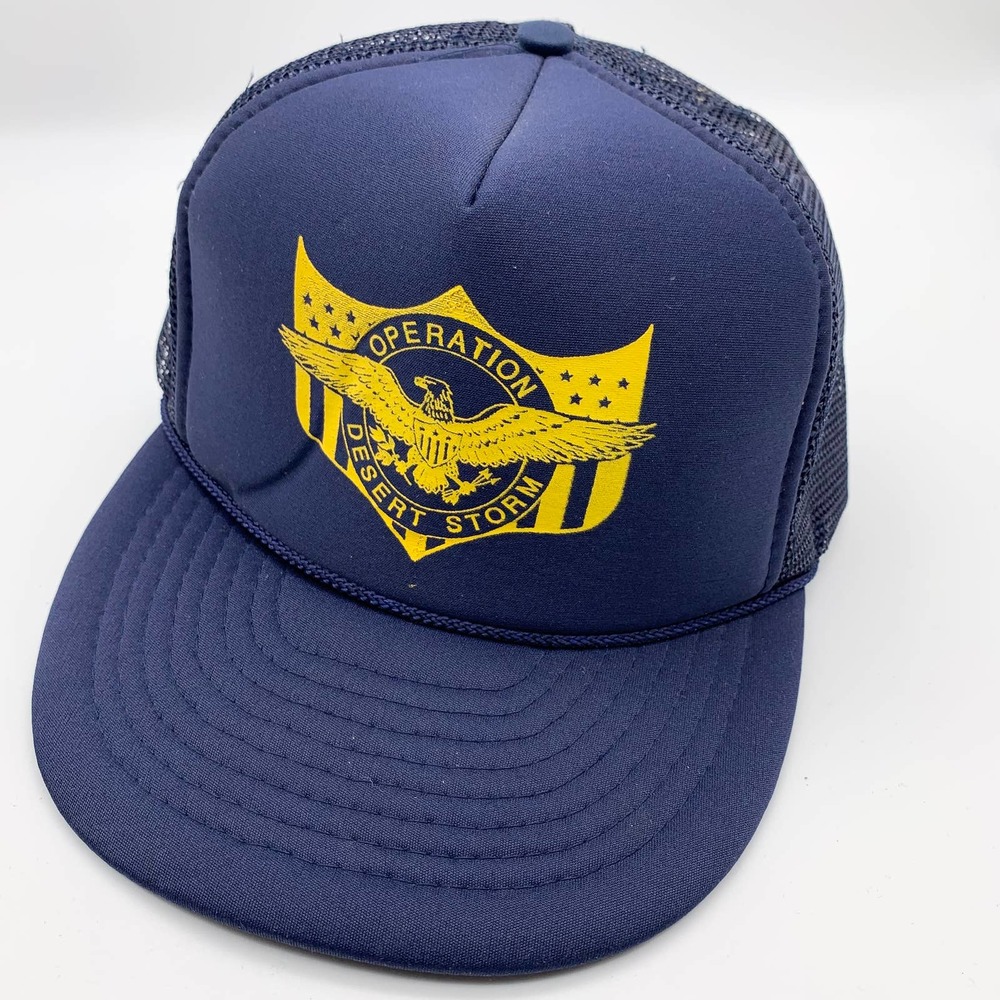 VINTAGE 90s NISSIN Operation Desert Storm Snapback